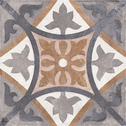 Керамогранит Cersanit Carpet орнамент многоцветный рельеф 29,8x29,8 A17932