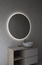 Зеркало ECLIPSE Fusion 100x100 с подсветкой круглое