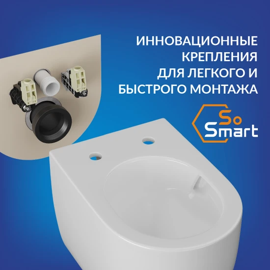 Подвесной унитаз MODUO SMART Vortex DPL EO slim LP