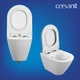 Подвесной унитаз CITY OVAL Clean On DPL EO slim