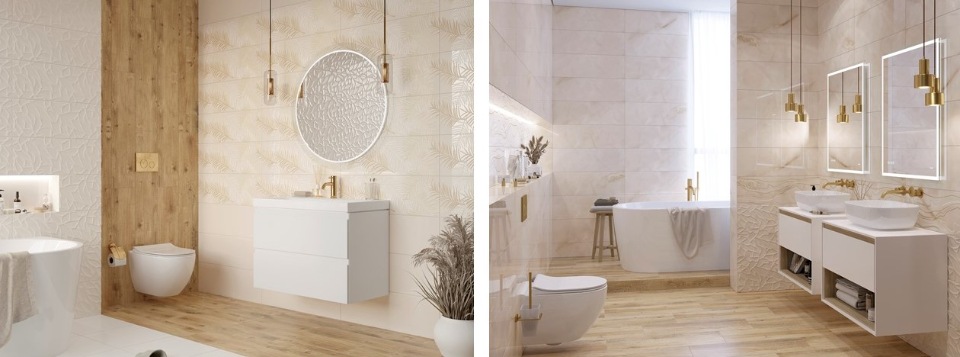 Стиль ванной комнаты - декоративный модерн - фото_1