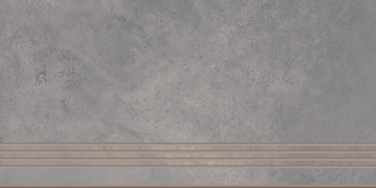 Ступень Cersanit Studio рельеф ректификат серый 29,8x59,8 A18034