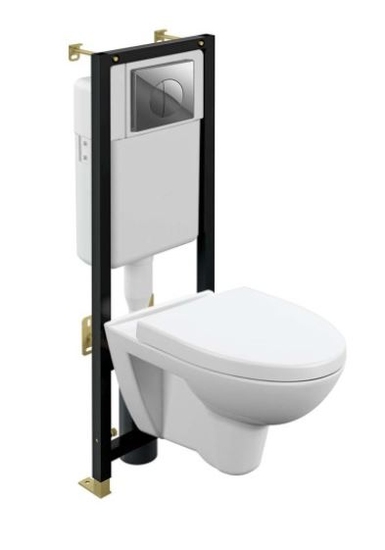 Комплект PARVA CO DPL EO + BLACK + LEON хром глянцевый