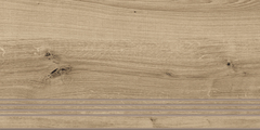 Ступень Cersanit Woodhouse темно-бежевый рельеф 29,7x59,8 WS4O156