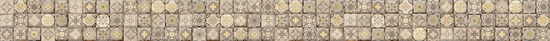 Настенный бордюр Cersanit Royal Garden многоцветный 4,5x59,8 RG1L451