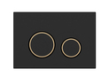 Кнопка TWINS для LINK PRO/VECTOR/LINK/HI-TEC пластик черный матовый с рамкой (фронтальное)