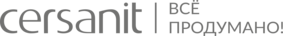 Логотип серого цвета. Горизонтальное размещение
